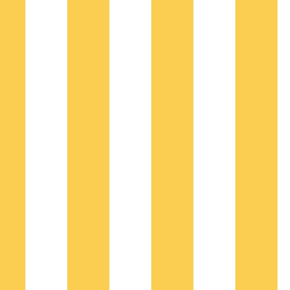 Patton Wallcoverings JJ38001 Rewind Awning Stripe In Yellow Wallpaper